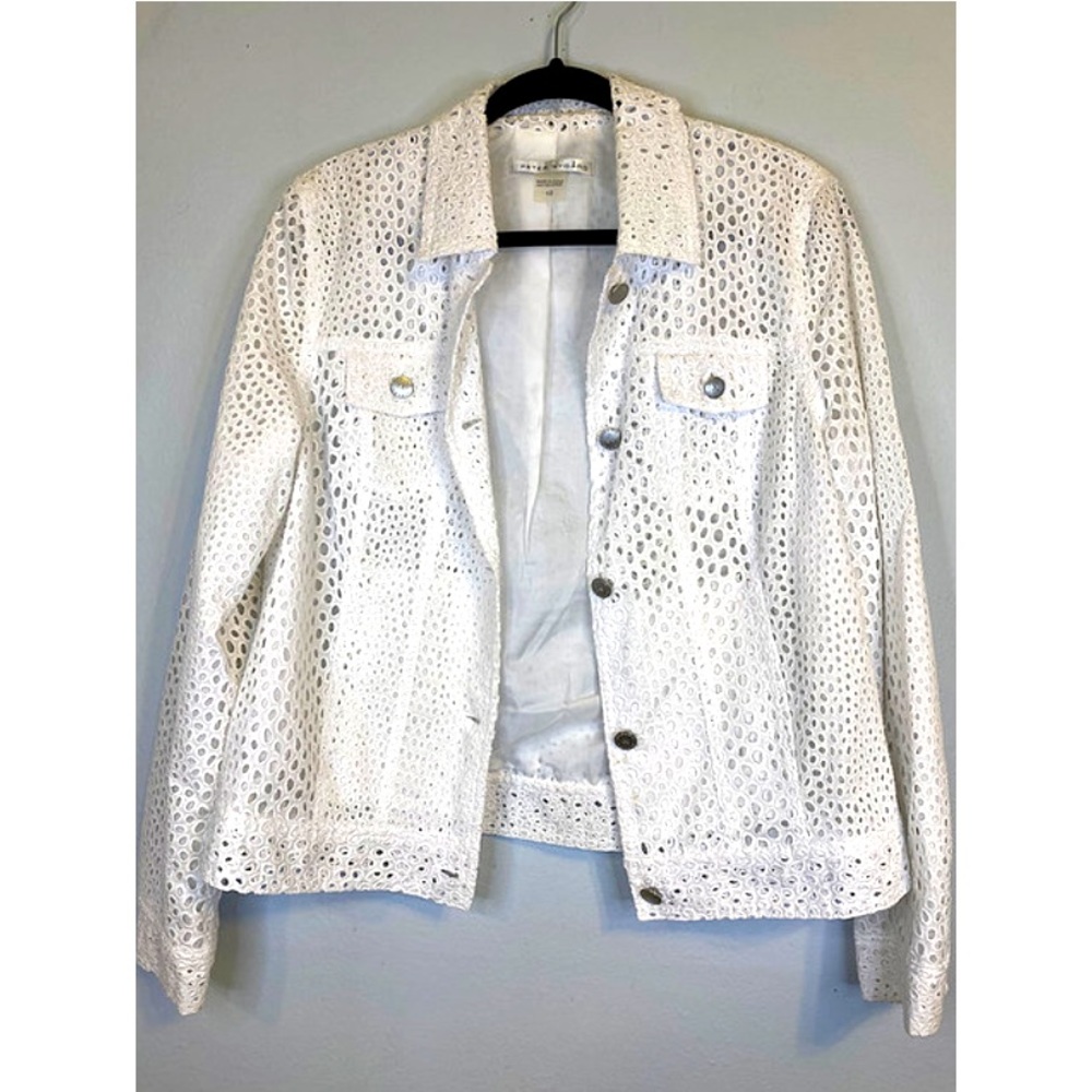 Peter Nygard White jacket, Size 10/Medium